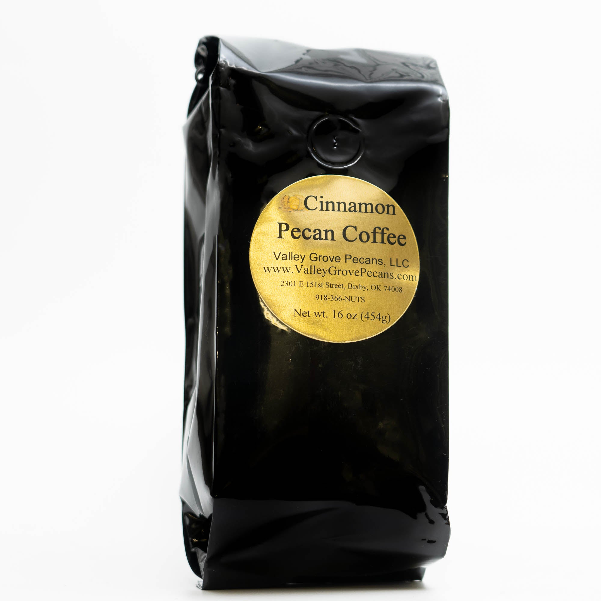 Cinnamon Pecan Coffee WHOLE BEAN | VALLEY GROVE PECANS